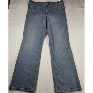 Venezia Women's Bootcut Jeans Size 8 Medium Wash Blue Denim Classic 32x30‎